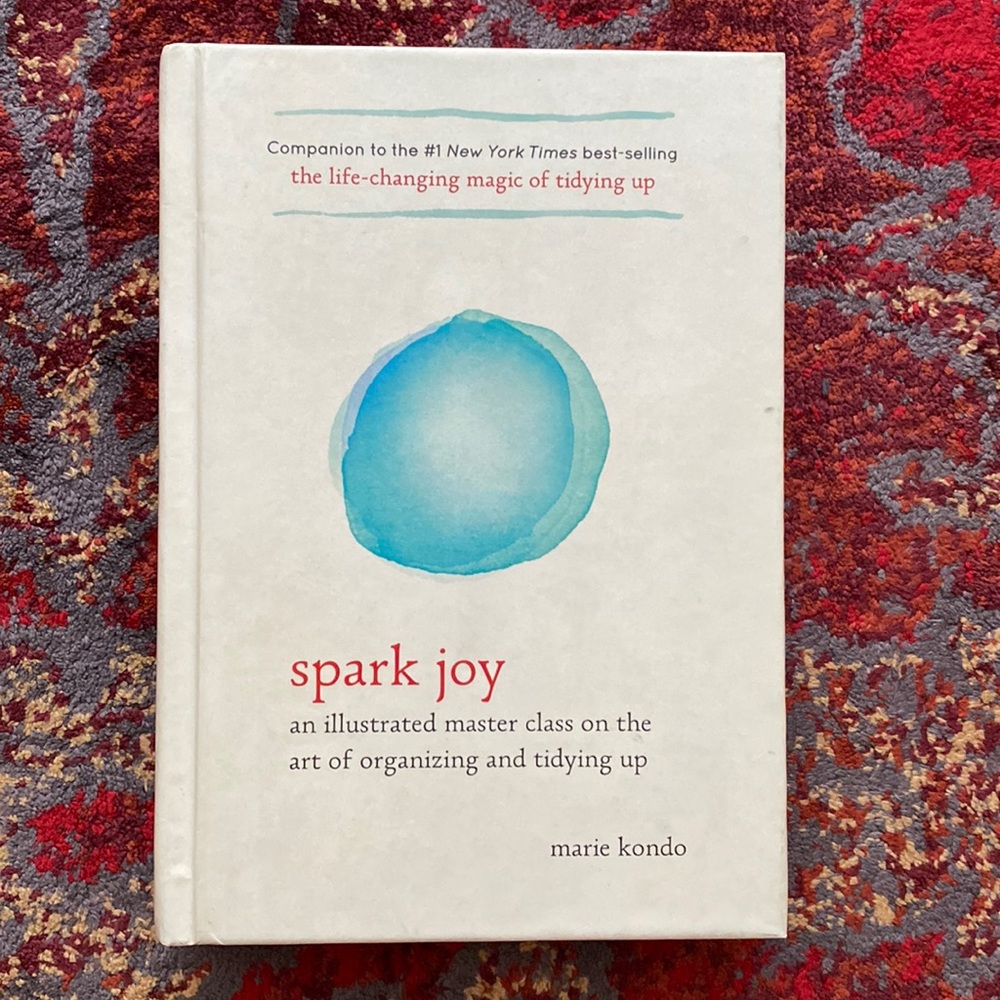 Spark Joy by Marie Kondo Hardcover Book